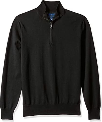 Buttoned Down Supima Cotton Quarter-Zip Sweater