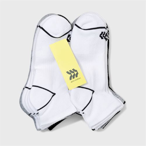 Men's Assorted Ankle Athletic Socks 10pk - All in Motion™ 6-12