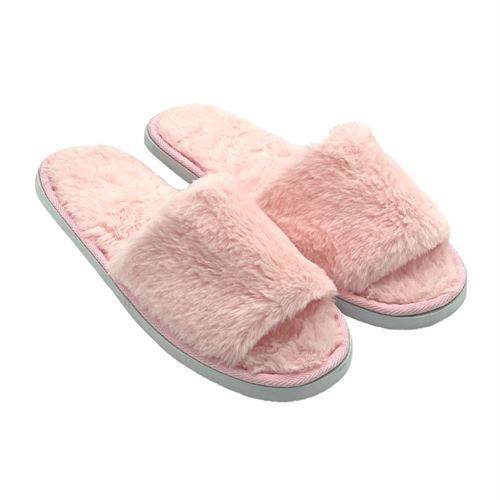 Women's fluffy fur slipper FUZZY SLIPPERS