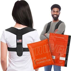 Posture Corrector For Men And Women - Adjustable Upper Back Brace Clavicle Neck