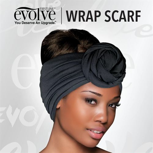 Evolve Wrap Scarf, Black