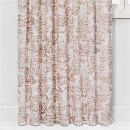 1pc 54"x84" Light Filtering Charade Floral Window Curtain Panel Pink - Threshold