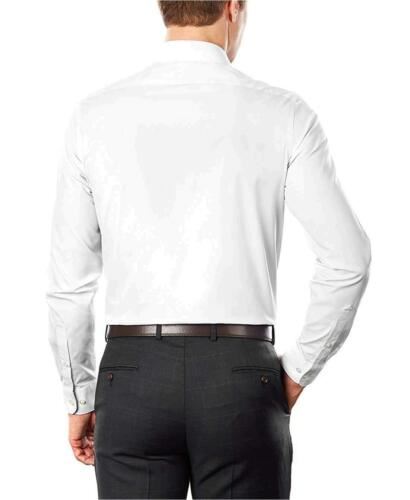 Arrow 1851 Men's Slim Fit Dress Shirt Poplin, White, 16"-16.5", White, Size 16.0
