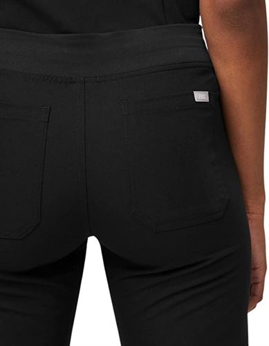 FIGS Livingston Basic Scrub Pants for Women — Yoga Waistband, 2 Pockets, Classic Straight Leg Fit Women Scrub Pants