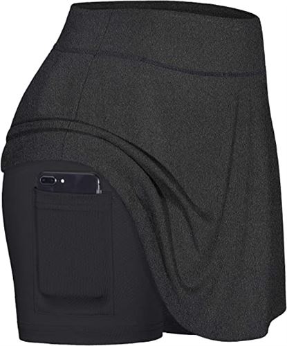 Blevonh Women's Tennis Skort Active Pleated Skirts with Pocket for Running Golf