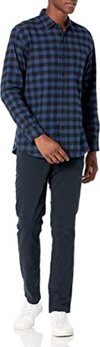 Amazon Essentials Men's Regular-Fit Long-Sleeve Flannel Shirt
