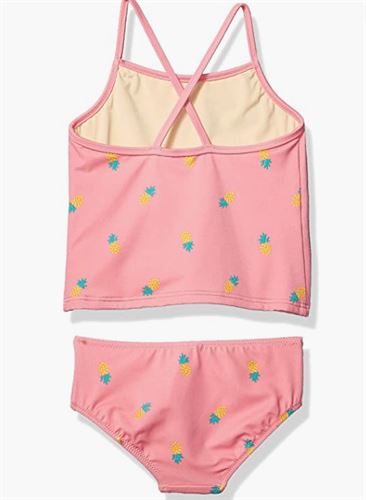 Amazon Essentials Girls and Toddlers' 2-Piece Tankini Set