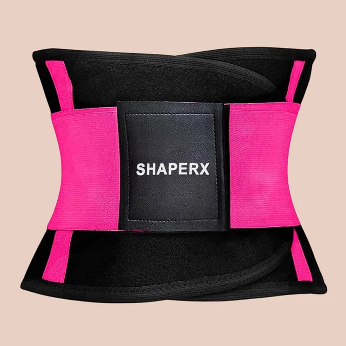 SHAPERX Corset Workout Support Belt 2XL black, pink Women’s Trainer