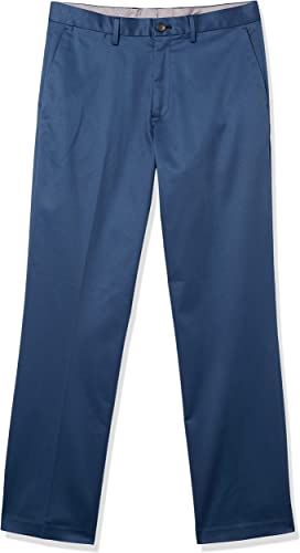 men's Relaxed Fit Flat Front Chino Pants - Buttoned Down
