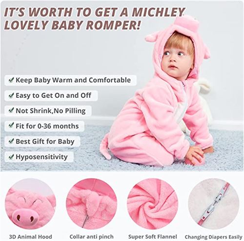 MICHLEY Kids Unisex Winter Animal Costume