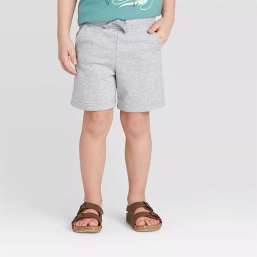 Toddler Boys' Knit Pull-On Shorts - Cat & Jack Heather Gray 12M