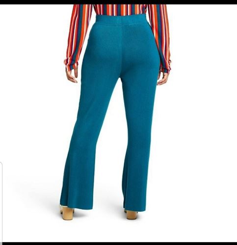Women's High-Rise Flare Sweater Pants - Victor Glemaud