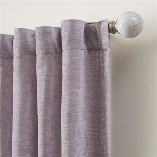Better Homes & Gardens Light Filtering Chenille Curtain, Soft Silver,  137x213 cm, 1 piece