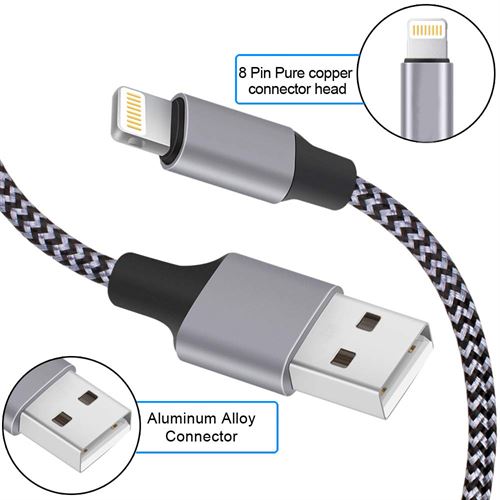 iPhone Charger Lightning Cable USB to Lightning