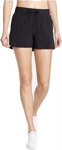 Women's Stretch Woven Shorts 4" - All in Motion Black XS