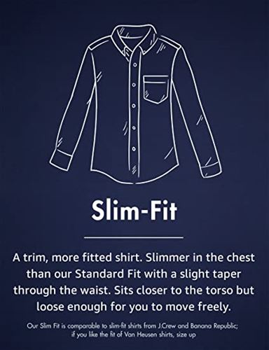 Goodthreads Men's Slim-Fit Long-Sleeve Dobby Shirt