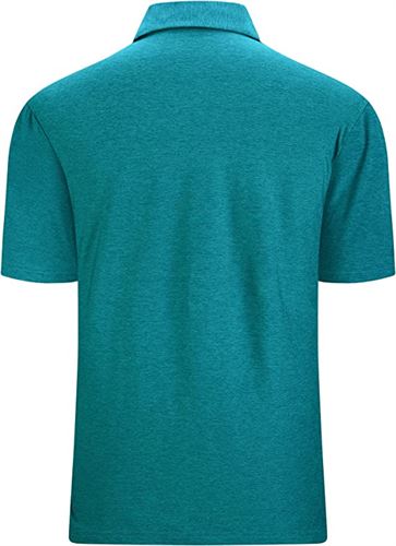 Alex Vando Mens Golf Shirt Moisture Wicking Quick-Dry Short Sleeve Casual Polo Shirts for Men