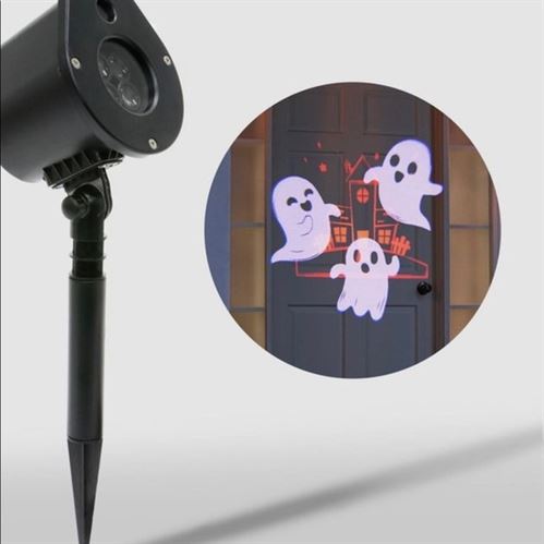 Philips Animated Image projector Haunted house w/ dancing ghosts Halloween LED