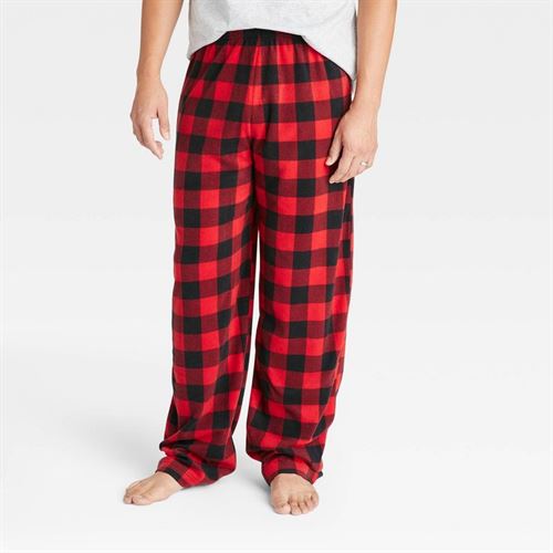 Men's Plaid Holiday Matching Fleece Pajama Pants - Wondershop™