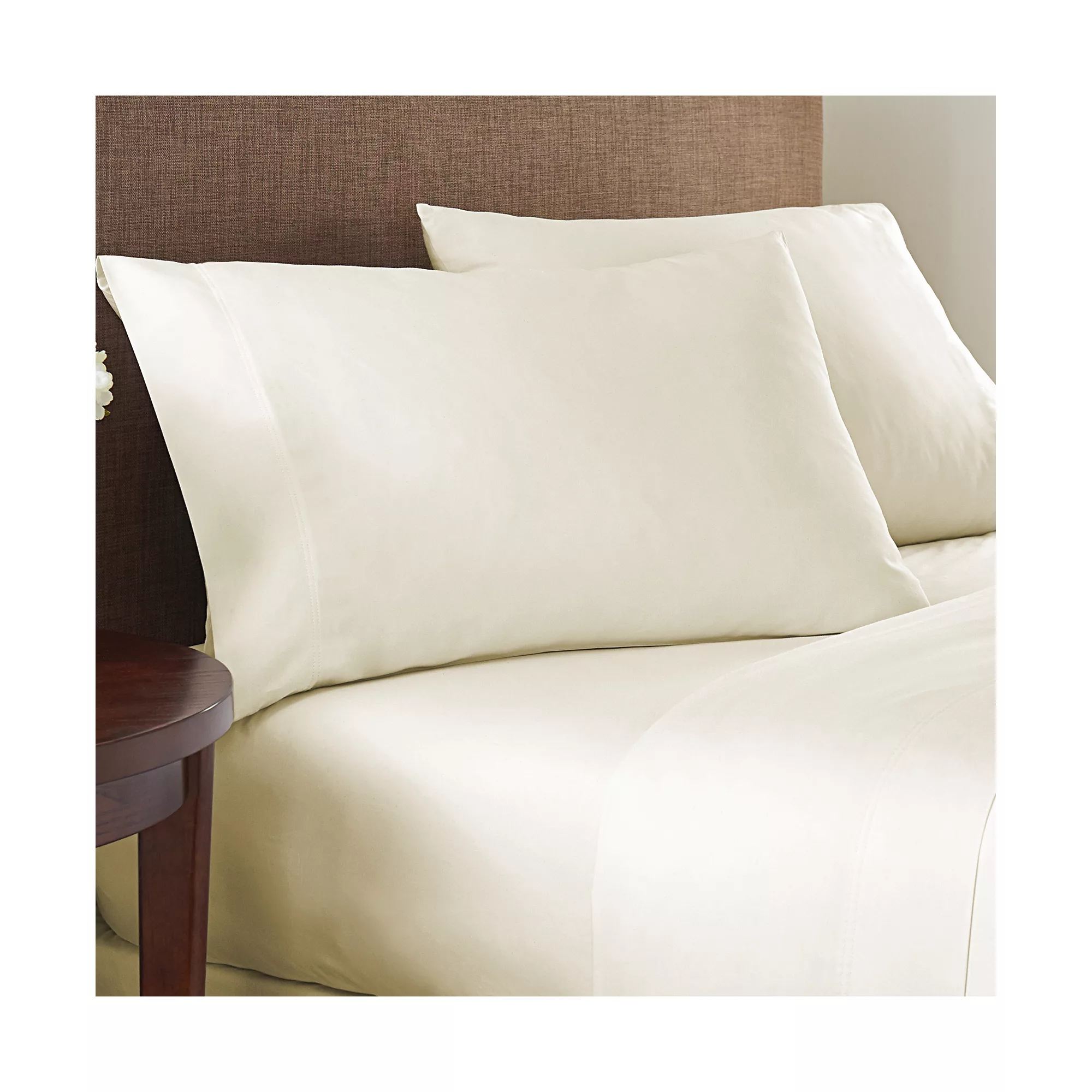 Nestwell™ Washed Cotton Percale 180-Thread-Count Full Sheet Set in Birch