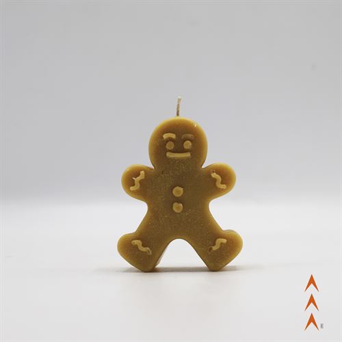 Monartist Christmas Candles, Ginger Man Candle - Brown