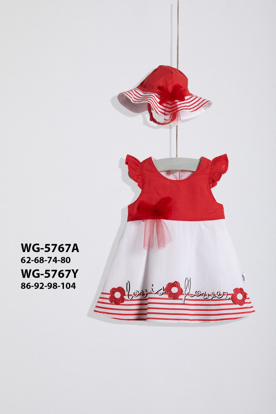 Dress With Hat - 5 years - Red