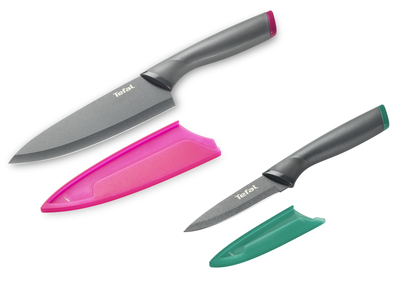 TEFAL Fresh Kitchen 2-piece Set : Chef Knife 15 cm & Paring Knife 9 cm
