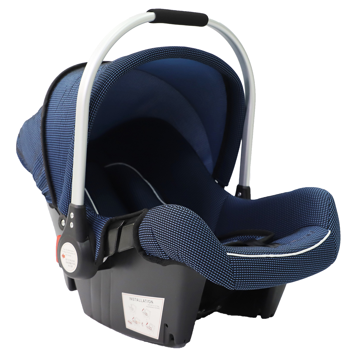 Caramel Portable Baby Carrying Pouch Car Seat - Dark Blue