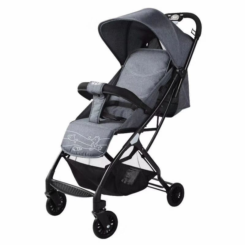 Baby Stroller Foldable Pram – Navy Blue