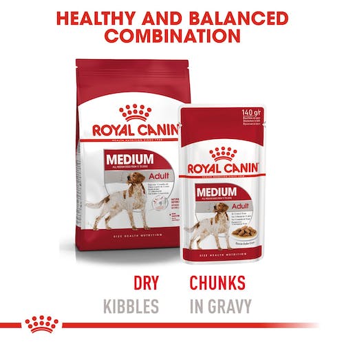 Royal Canin Medium Adult Wet Food Gravy