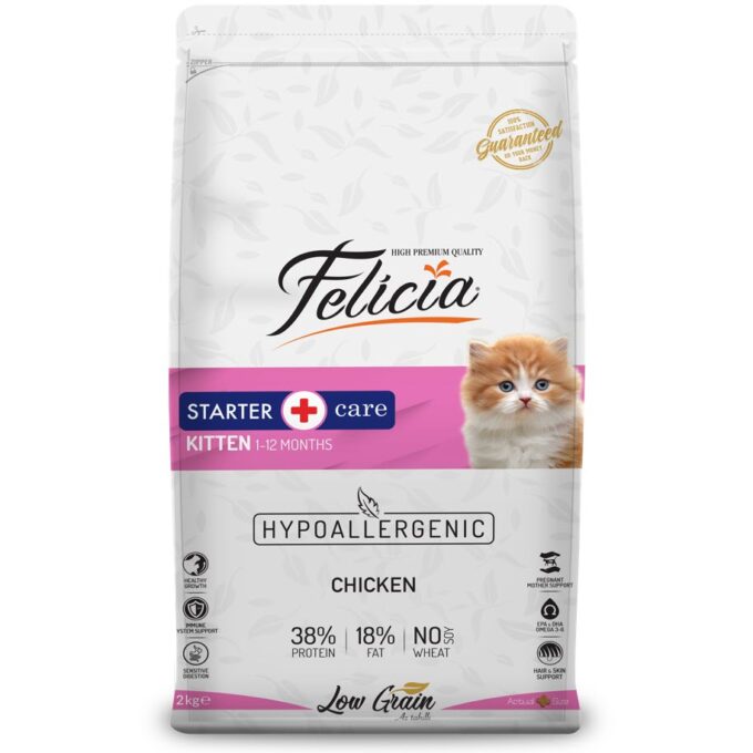 Felicia Kitten Cat Food with Chicken 2 kg