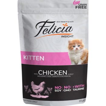 Felicia Pouch Kitten Food Chicken in Jelly 85g
