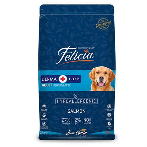 Felicia Low Grain Hypoallergenic Salmon Medium and Large Breed Adult Dog Food