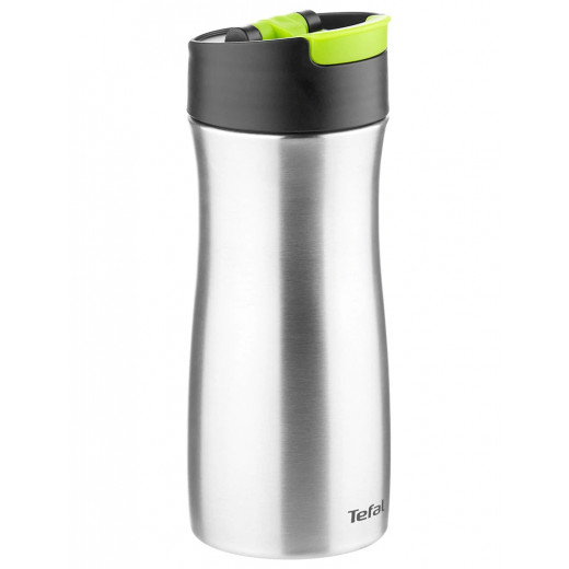 Tefal Coffee To Go Thermal Bottle, Stainless Steel, Green Color