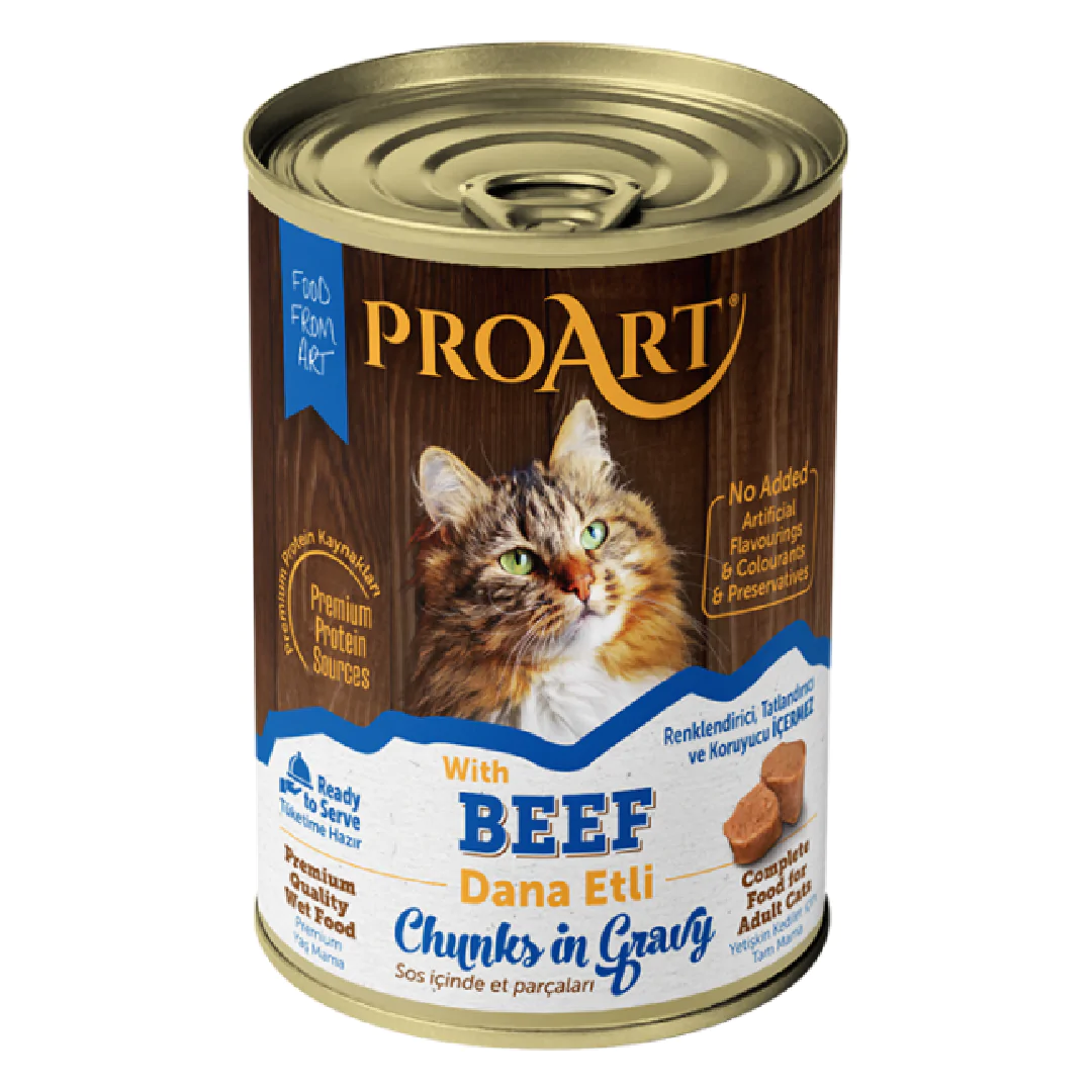 Proart 400G Cat Food with Beef for Adult Cats