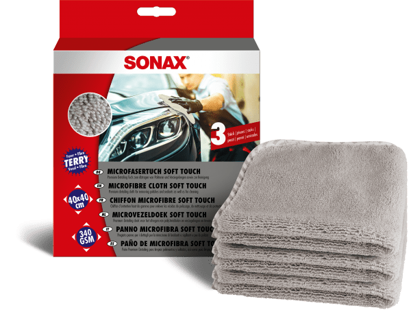 Microfiber cloth for details Sonax Profiline soft touch (3 pcs.) 40 x 40 cm