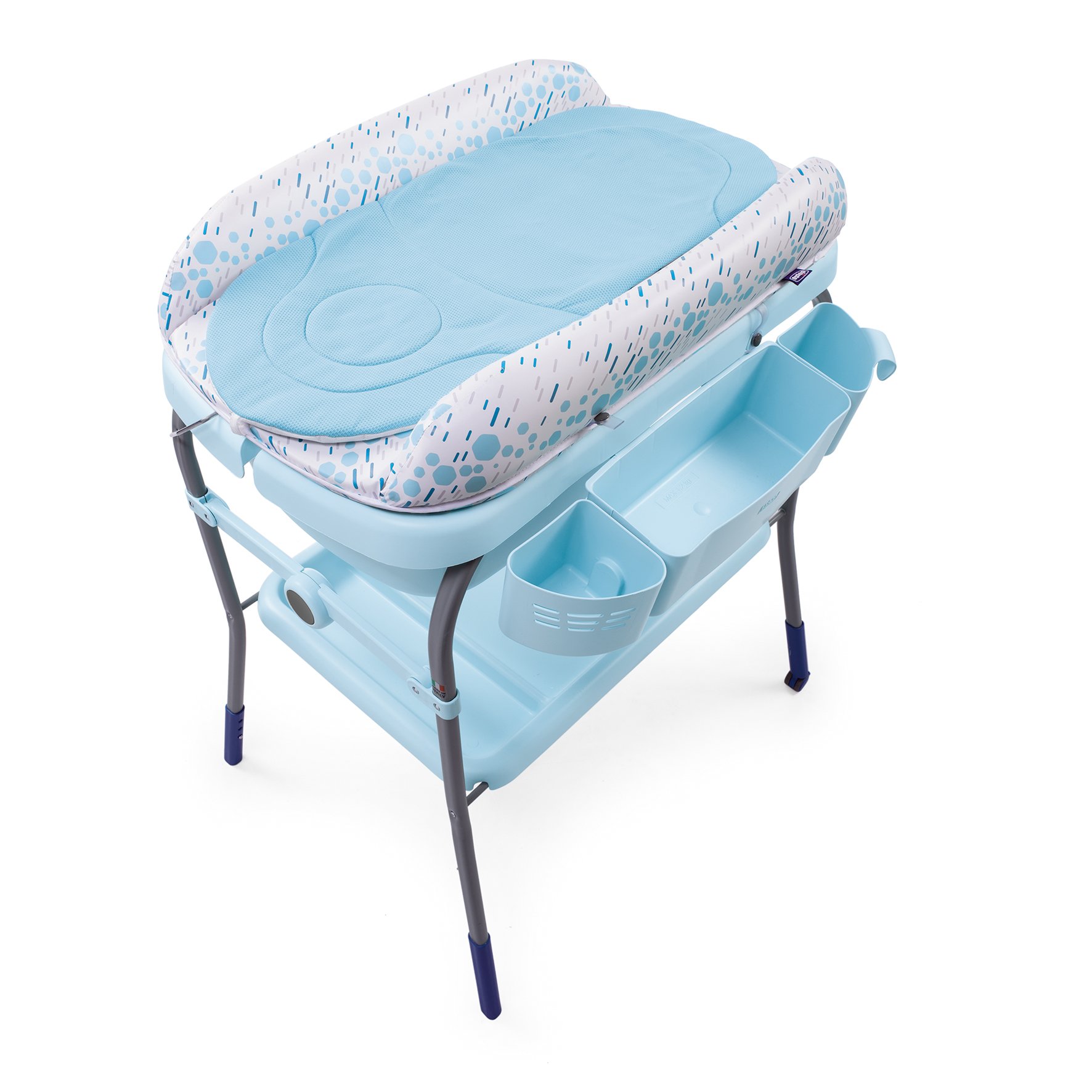 Chicco Baby Stroller For Bathing And Changing, Blue Color
