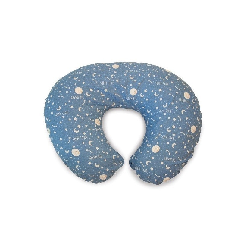 Chicco  Boppy Breast Feeding Pillow Cotton Moon and Stars