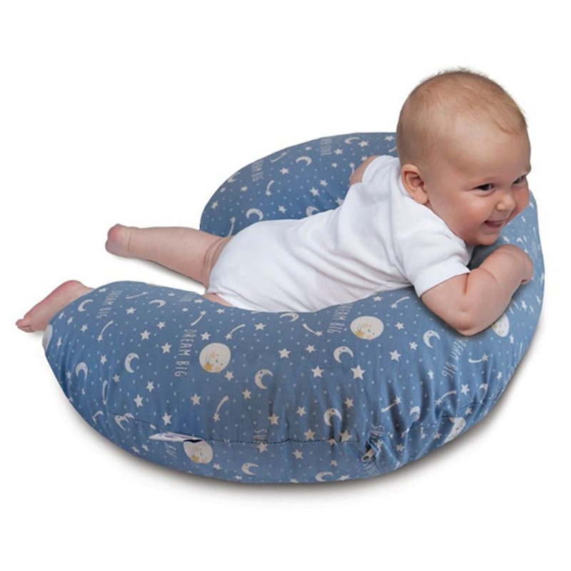 Chicco  Boppy Breast Feeding Pillow Cotton Moon and Stars