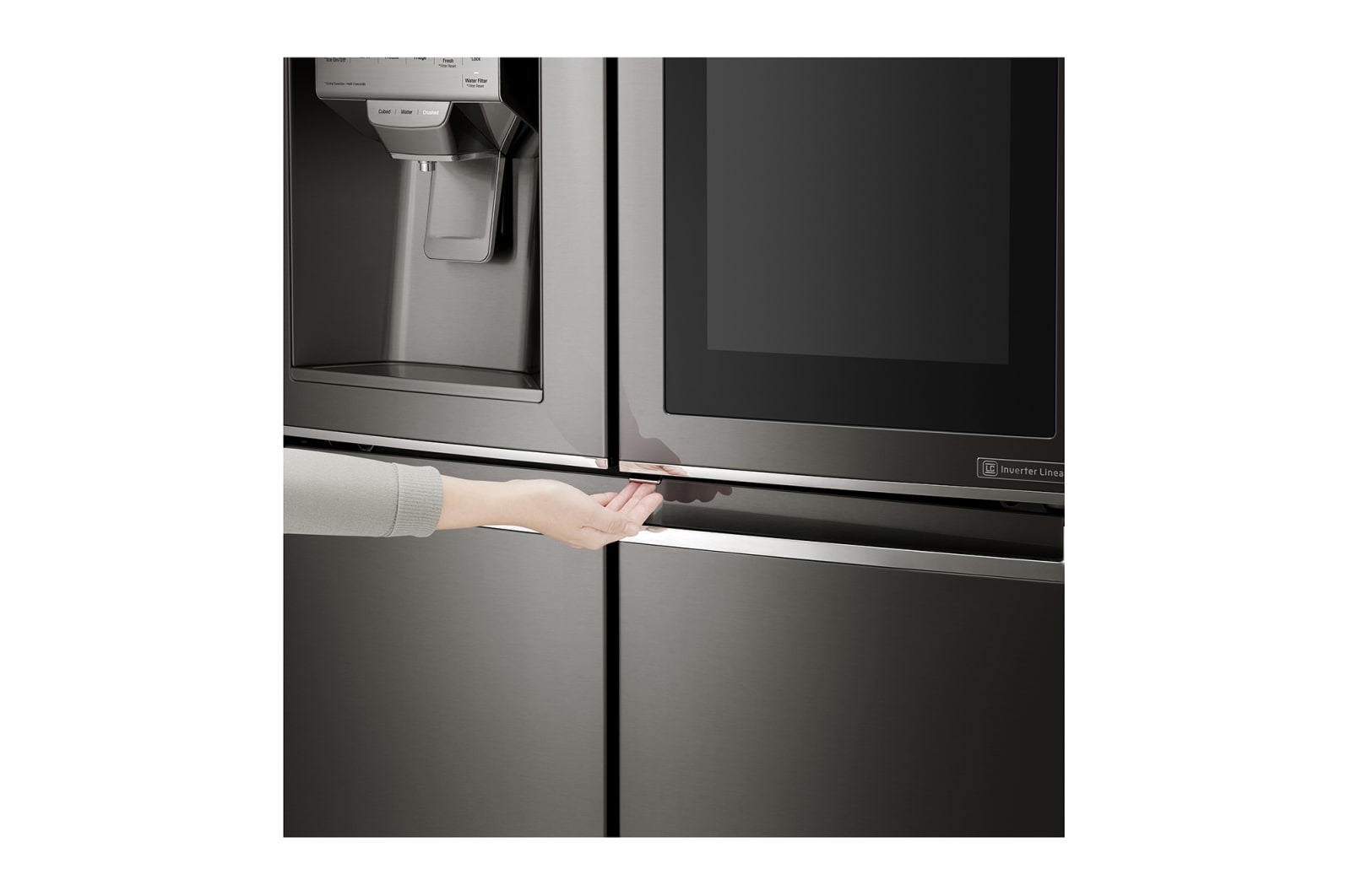 LG 4-Door Refrigerator 889L HygieneFRESH+™ - Black