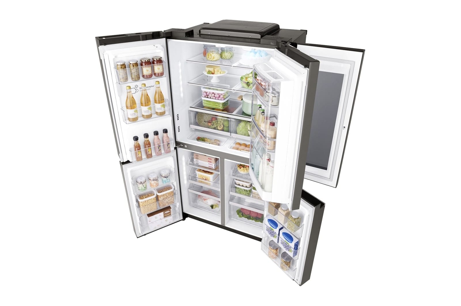 LG 4-Door Refrigerator 889L HygieneFRESH+™ - Black
