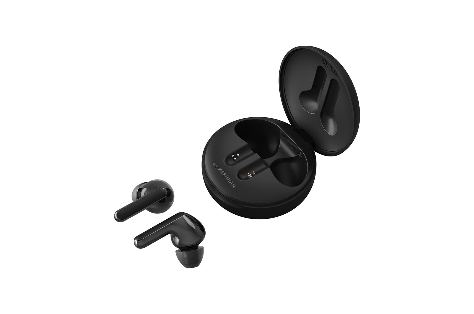 LG Wireless Earbuds Water Resistant and Sound Isolating - Black