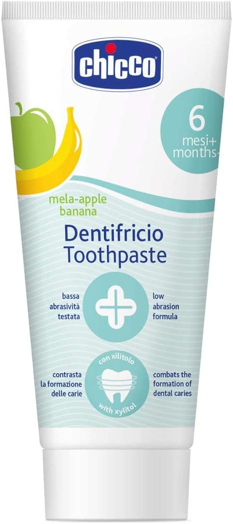 Chicco Apple-Banana Toothpaste with Fluoride 50Ml 6-24M