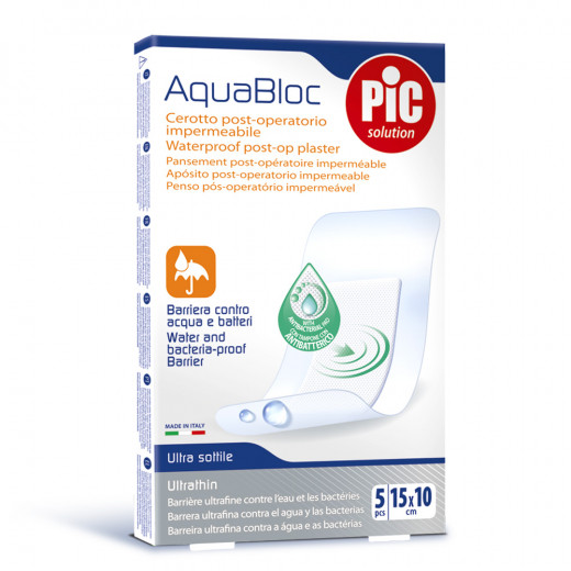 Pic Solution Aqua Bloc Patch After Operating Table Waterproof 15x10 - Pack of 5