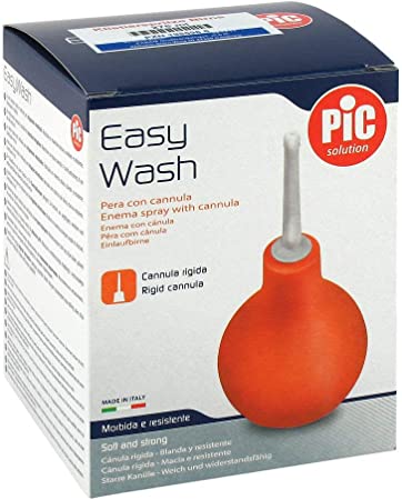 Pic Solution Easy wash rubber syringe with canula 140 ml