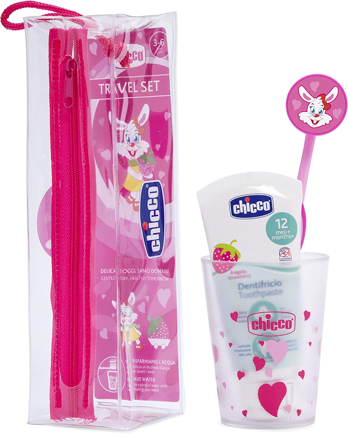 Chicco Oral Set for Girls, 36m+