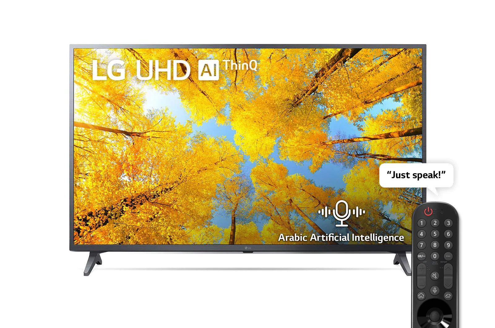 LG UHD TV (50") with LG's Cinematic 4K Active HDR Screen Design