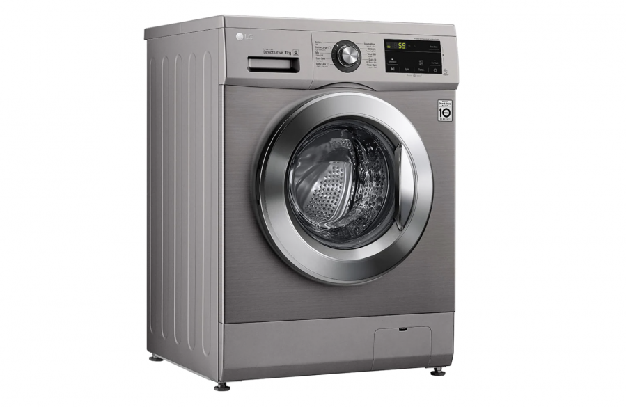 LG Washing Machine 7 kg 1200 Cycles - Silver
