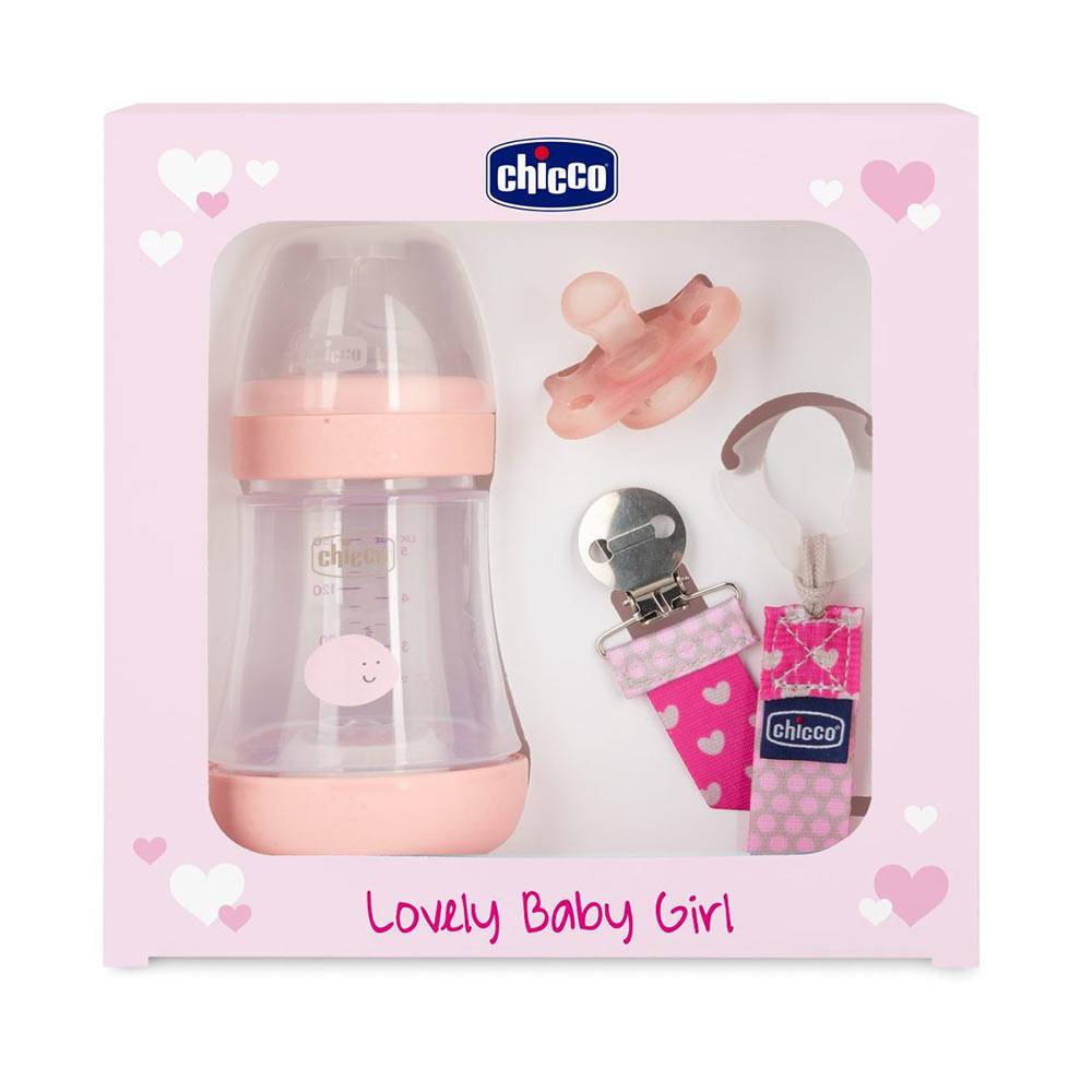 Chicco Lovely Baby Girl Bottle Set