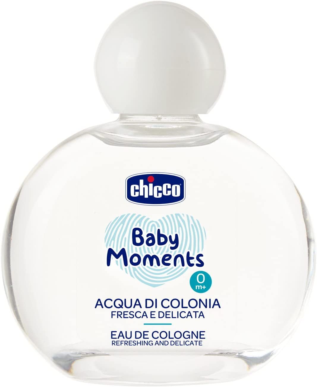 Chicco Baby Moments Eau De Cologne Refreshing and Delicate for Baby Skin 0M+ 100Ml, Multi Color